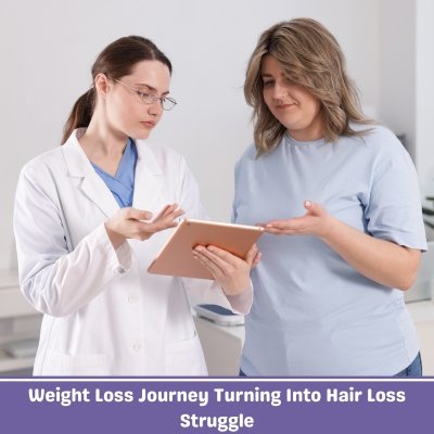 Weight Loss Journey Turning Into Hair Loss Struggle
